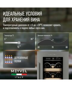 Винный шкаф Meyvel MV19-KST1 фотографии