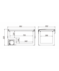 Автохолодильник Alpicool BD110 (12/24) фотографии