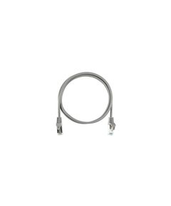 Коммутационный шнур Nikomax NMC-PC4SD55B-ES-005-C-GY Essential Line F/UTP 4 пары Кат.5е (Класс D), 100МГц, 2хRJ45/8P8C, T568B, заливной, с защитой защелки, многожильный, BC (чистая медь), 26AWG (7x0,150мм), полимерный материал, исполнение кабельного изделия нг(А)-HF, серый, 0,5м фотографии