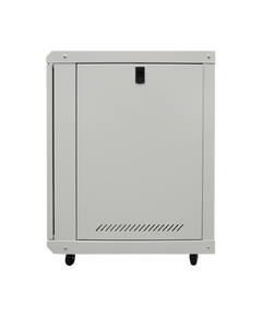 Шкаф телекоммуникационный настенный ST ST-NCP12U600 (СЕРЫЙ) С ПОЛКОЙ фотографии