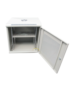 Шкаф телекоммуникационный настенный ST ST-NCP12U600 (СЕРЫЙ) С ПОЛКОЙ фотографии