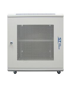 Шкаф телекоммуникационный настенный ST ST-NCP12U600 (СЕРЫЙ) С ПОЛКОЙ фотографии
