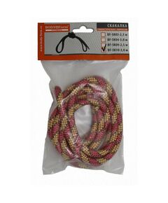 Скакалка "Альфа Каприз" BF-SK10 с люрексом Радуга 3м,180гр. (желт-роз-зел) фотографии