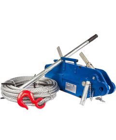 Лебедка рычажная тросовая TOR МТМ 1600 1,6 т L=20м (стальной корпус) [1002528] фотографии