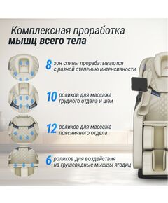 Массажное кресло UNIX Med Amelia Beige фотографии