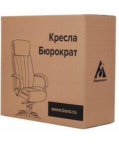 Кресло руководителя Бюрократ T-9922WALNUT/BLACK уценка! на колесиках, кожа, черный (подробности по запросу) фотографии