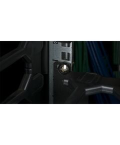 Кабельный органайзер Nikomax NMC-OP100CF-1U-BK 19", 1U, полезная глубина 100 мм, металлический, с пластиковыми пальцами, с крышкой, черный фотографии