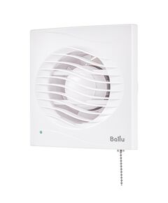 Вентилятор вытяжной Ballu BAF-AR 150 VP с обратным клапаном и тяговым выключателем фотографии