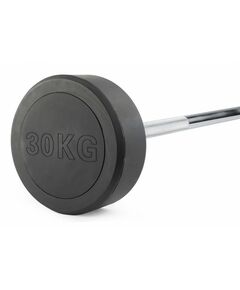 Штанга неразборная обрезиненная VictoryFit VF-DX4300 30 кг, прямой гриф фотографии