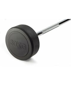 Штанга неразборная обрезиненная VictoryFit VF-DX4300 30 кг, прямой гриф фотографии