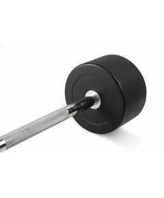 Штанга неразборная обрезиненная VictoryFit VF-DX4400 40 кг, прямой гриф фотографии