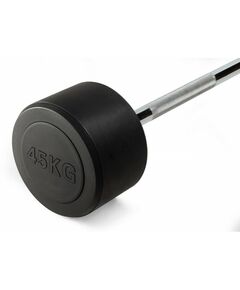 Штанга неразборная обрезиненная VictoryFit VF-DX4450 45 кг, прямой гриф фотографии