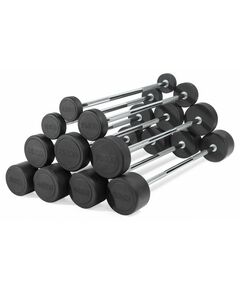 Штанга неразборная обрезиненная VictoryFit VF-DX4500 50 кг, прямой гриф фотографии