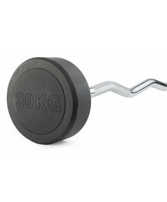 Штанга неразборная обрезиненная VictoryFit VF-DX5300 30 кг, прямой гриф фотографии