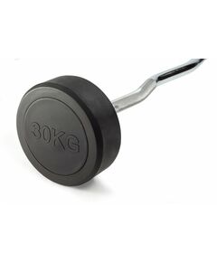 Штанга неразборная обрезиненная VictoryFit VF-DX5300 30 кг, прямой гриф фотографии