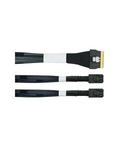 Кабель LR-Link LRSF5443(8i)-SAS4.0 Slimline x8 (SFF-8654) to 2 x miniSAS HD (SFF-8643) 80cm фотографии