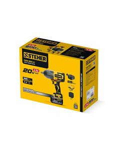 Бесщеточный ударный гайковерт STEHER CWB-1000-41 20 В, 1000 Н·м, 1 АКБ LMS (4 А·ч), сумка фотографии