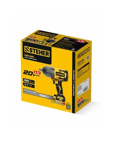 Бесщеточный ударный гайковерт STEHER CWB-1000 20 В, 1000 Н·м, без АКБ (LMS) фотографии