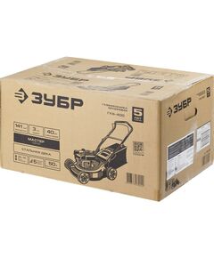 Газонокосилка бензиновая Зубр ГКБ-400 400 мм 4 л.с. фотографии