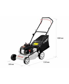 Газонокосилка бензиновая Зубр ГКБ-400 400 мм 4 л.с. фотографии