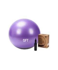 Мяч гимнастический Original FitTools 65 см профессиональный двухцветный [FT-GTTPRO-65] фотографии