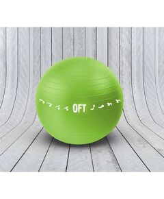 Гимнастический мяч Original FitTools 65 см для коммерческого использования зеленый с насосом [FT-GBPRO-65GN] фотографии