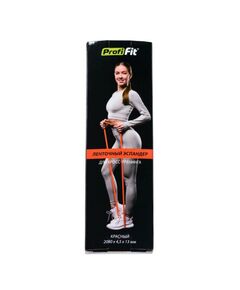 Ленточный эспандер для кросс-тренинга PROFI-FIT 2080х4,5х13 мм красный фотографии
