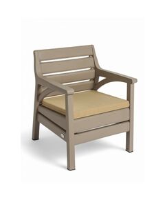 Набор садовой мебели «Евпатория»: 2 кресла, стол, трёхместный диван, бежевый фотографии