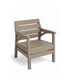 Набор садовой мебели «Евпатория»: 2 кресла, стол, трёхместный диван, бежевый фотографии