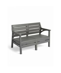 Набор садовой мебели «Евпатория»: 2 кресла, стол, двухместный диван, серый фотографии