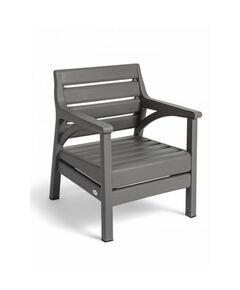 Набор садовой мебели «Евпатория»: 2 кресла, стол, двухместный диван, серый фотографии