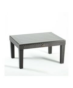 Набор садовой мебели «Калифорния», 2 кресла, стол, тёмно-коричневый фотографии