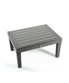 Набор садовой мебели «Калифорния», 2 кресла, стол, тёмно-коричневый фотографии