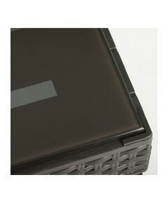 Набор садовой мебели «Калифорния», 2 кресла, стол, тёмно-коричневый фотографии