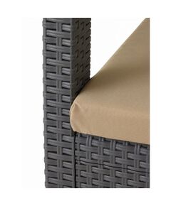 Набор садовой мебели «Калифорния», 3 предмета: 2 кресла, стол, серый фотографии