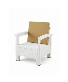 Набор садовой мебели «Калифорния», 3 предмета: 2 кресла, стол, белый фотографии