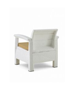 Набор садовой мебели «Калифорния», 3 предмета: 2 кресла, стол, белый фотографии