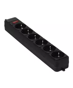 Сетевой фильтр DEXP Standard 618B 1.8 м, 6 розеток, Тип F (евровилка) фотографии