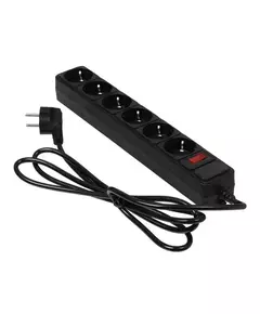 Сетевой фильтр DEXP Standard 618B 1.8 м, 6 розеток, Тип F (евровилка) фотографии