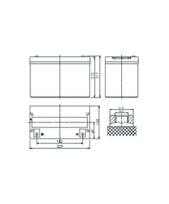 Батарея PowerMAN CA12500 12В, 50Ач фотографии