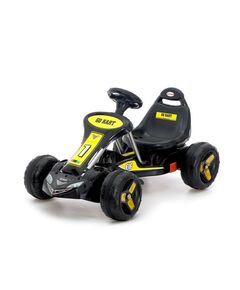Веломобиль GO KART, звук, цвет чёрный фотографии