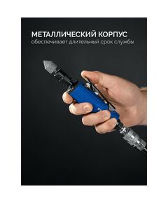 Прямая цанговая пневмошлифмашина Зубр 64330-H набор в кейсе: 10 шарошек и оснастка, ПРОФЕССИОНАЛ фотографии