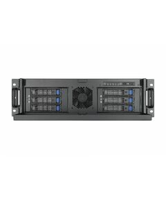 Серверный корпус INWIN R300-01 3U, форм-фактор SSI CEB, цвет черный/серебристый, материал пластик/сталь, 1 вентилятор, без Б/П, 7 слотов расширения, ширина 483 мм, высота 133 мм, глубина 559 мм, вес 17.9 кг фотографии