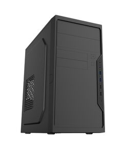 Корпус с блоком питания Foxline FL-733R-FZ450R-U32C-PH mATX case, black, PSU 450W 12cm, w/2xUSB2.0, w/2xUSB3.0, w/1xType-C (USB2.0), w/2xcombo audio, w/pwr cord, w/o FAN фотографии