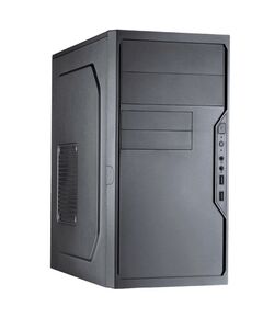 Корпус без блока питания Foxline FL-733 mATX, 2x5.25EXT, 2x3.5EXT, 5x3.5INT, 2xUSB2.0, HDA, w/o FAN, без БП, без кабеля питяния фотографии