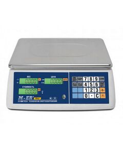 Торговые настольные весы Mertech M-ER 223 AC-32.5 LCD "Mary", белые, 32кг фотографии