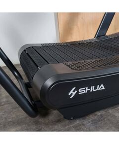 Профессиональная изогнутая беговая дорожка SHUA SH-T901Z LCD-дисплей фотографии