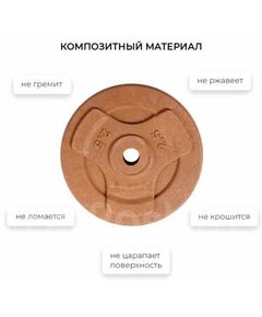 Диск композитный Shigir d 26мм. 2,5 кг. коричневый [441.46] фотографии