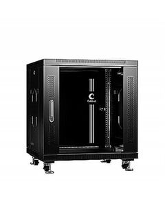 Шкаф монтажный телекоммуникационный Cabeus SH-05C-12U60/80-BK 19" напольный для распределительного и серверного оборудования 12U 600x800x730mm (ШхГхВ) фотографии