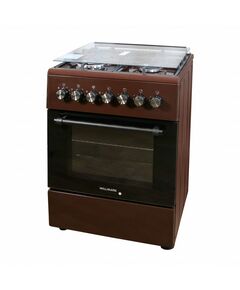 Плита комбинированная WILLMARK CS-6614 60*60 см, 4 газовые конфорки: 0,9/1,55/1,55/2,6 кВт, электроподжиг с кнопки, духовка электричекая фотографии